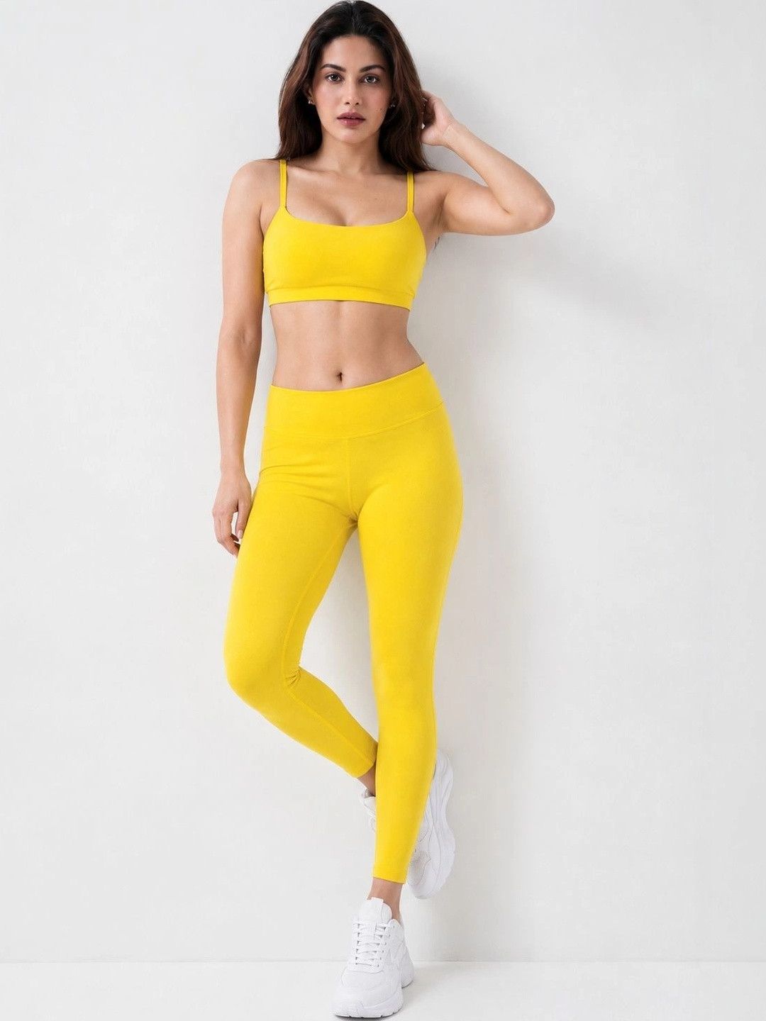 Shsuvia Heigh-Rise Ankle-Length Stretchable Tights