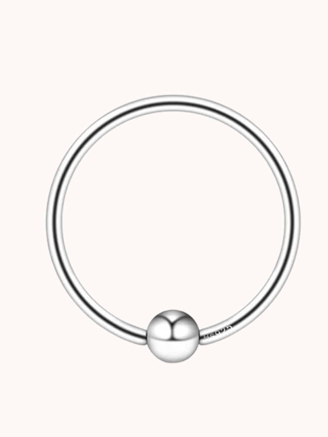 HighSpark 925 Sterling Silver Ring Nosepin