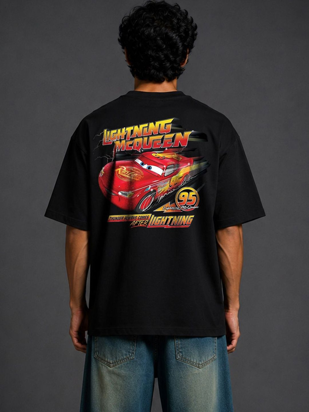BEOVER Men Cars Printed T-shirt