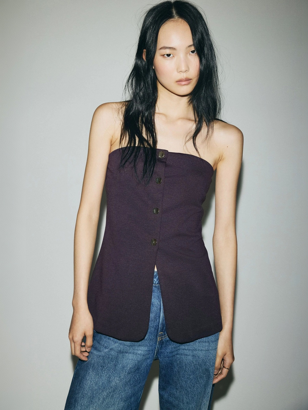 H&M Ponte Di Roma Bandeau Waistcoat