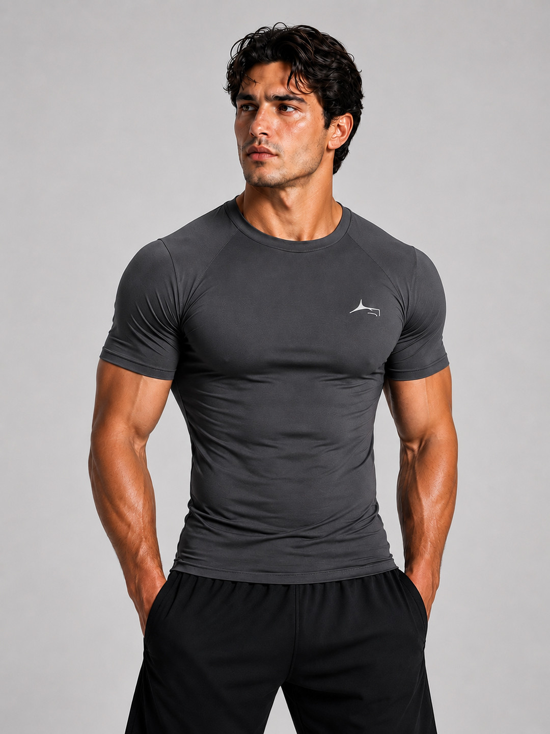Prosharx Men Brand Logo Dri-FIT Compression T-shirt