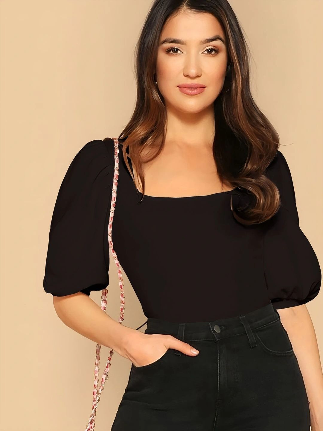 Maheshvi Puff Sleeve Top