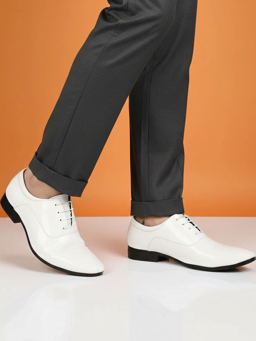 Vitoria Men Pointed Toe Lace-Ups Oxfords Formal Shoes With Cap