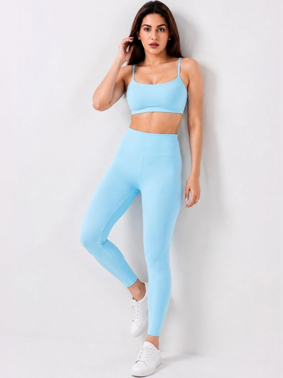 Shsuvia Heigh-Rise Ankle-Length Stretchable Tights
