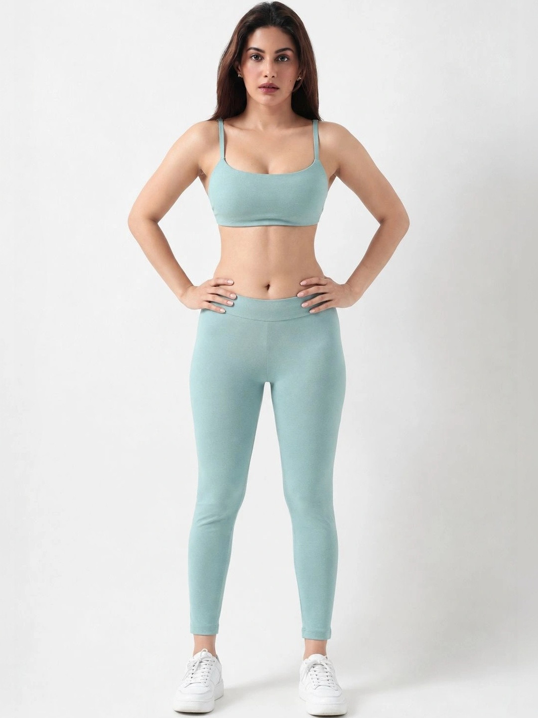 Shsuvia Heigh-Rise Ankle-Length Stretchable Tights