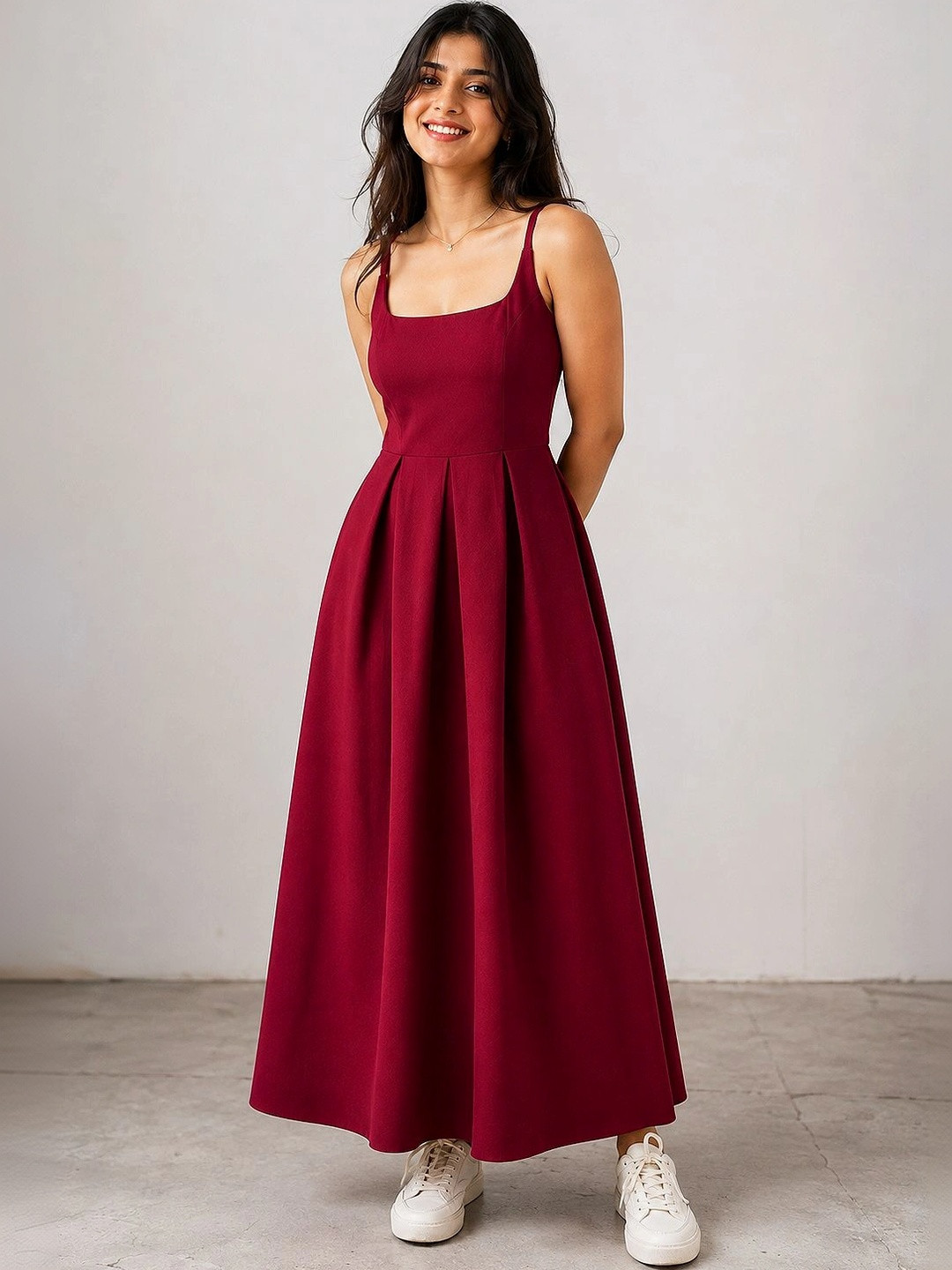 Mast & Harbour A-Line Maxi Dress
