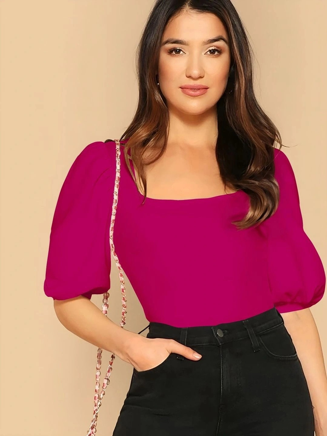 Maheshvi Puff Sleeve Top