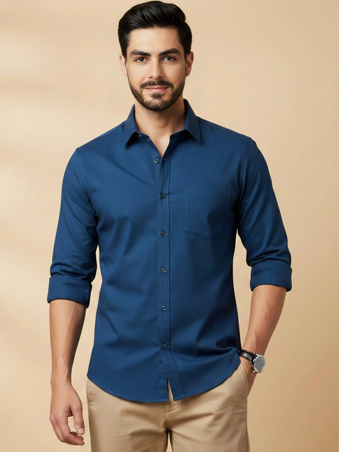 GENTSWAG Men Classic Casual Shirt