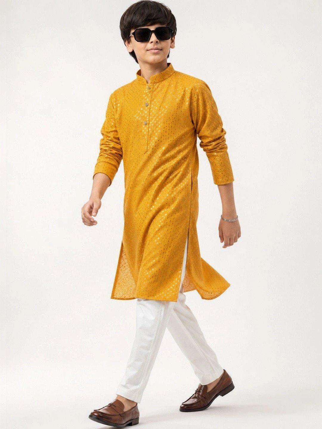 Sweety Rani Boys Printed Regular Kurta with Trousers