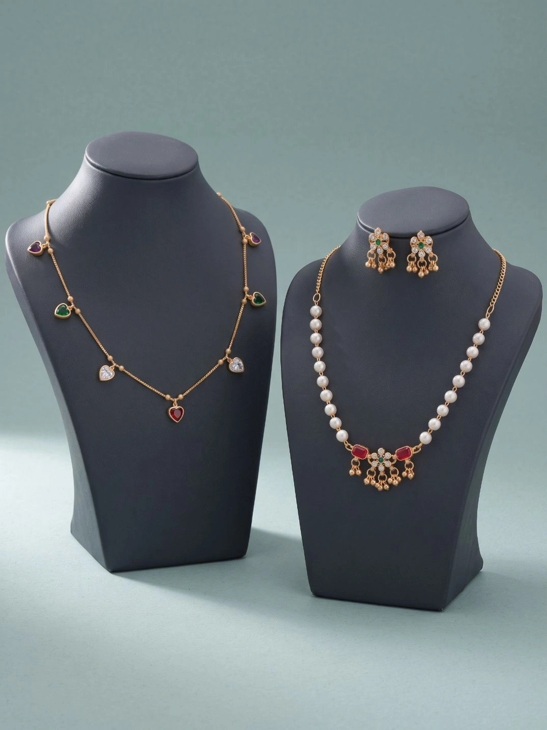 Sangria Brass Gold-Plated Necklace
