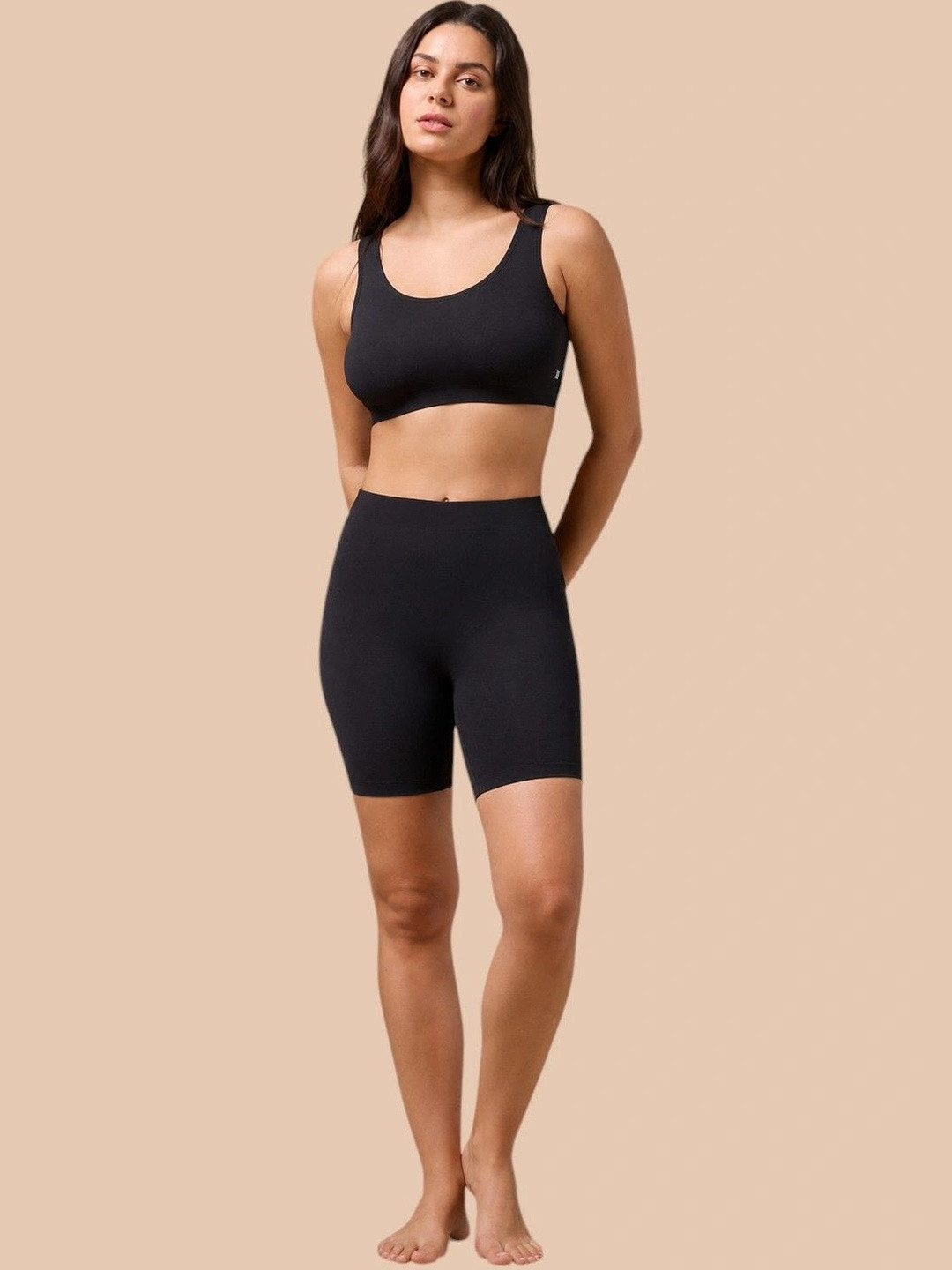 CORSICA Women Skinny Fit High-Rise Shorts