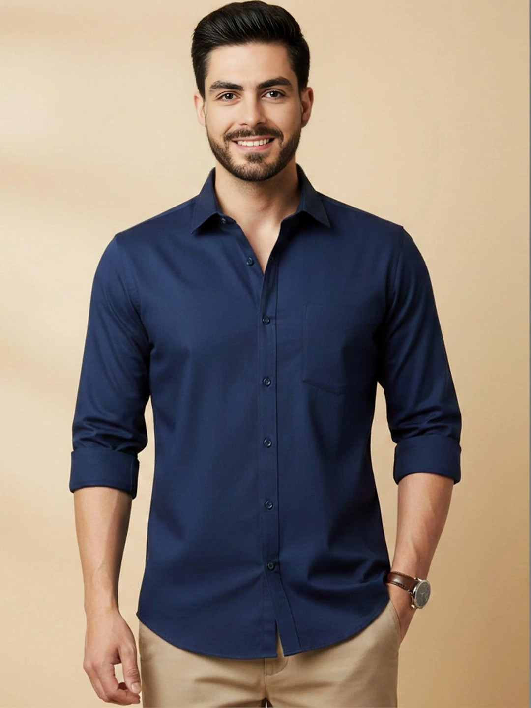 GENTSWAG Men Classic Casual Shirt