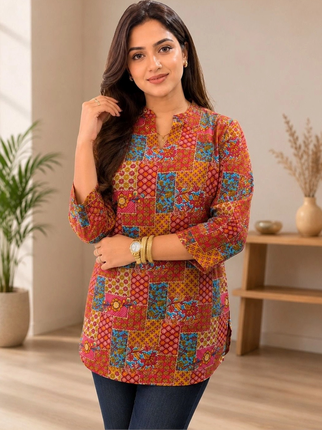 CHHETRAPAAL Printed Kurti