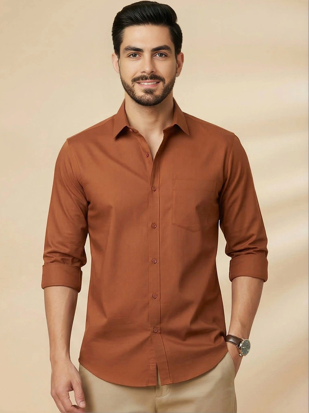 GENTSWAG Men Classic Casual Shirt