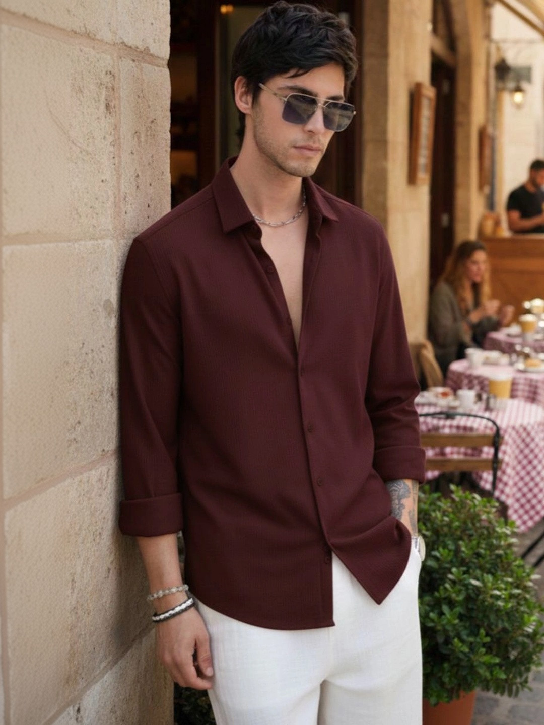 Ravyaah hub Men Casual Shirt
