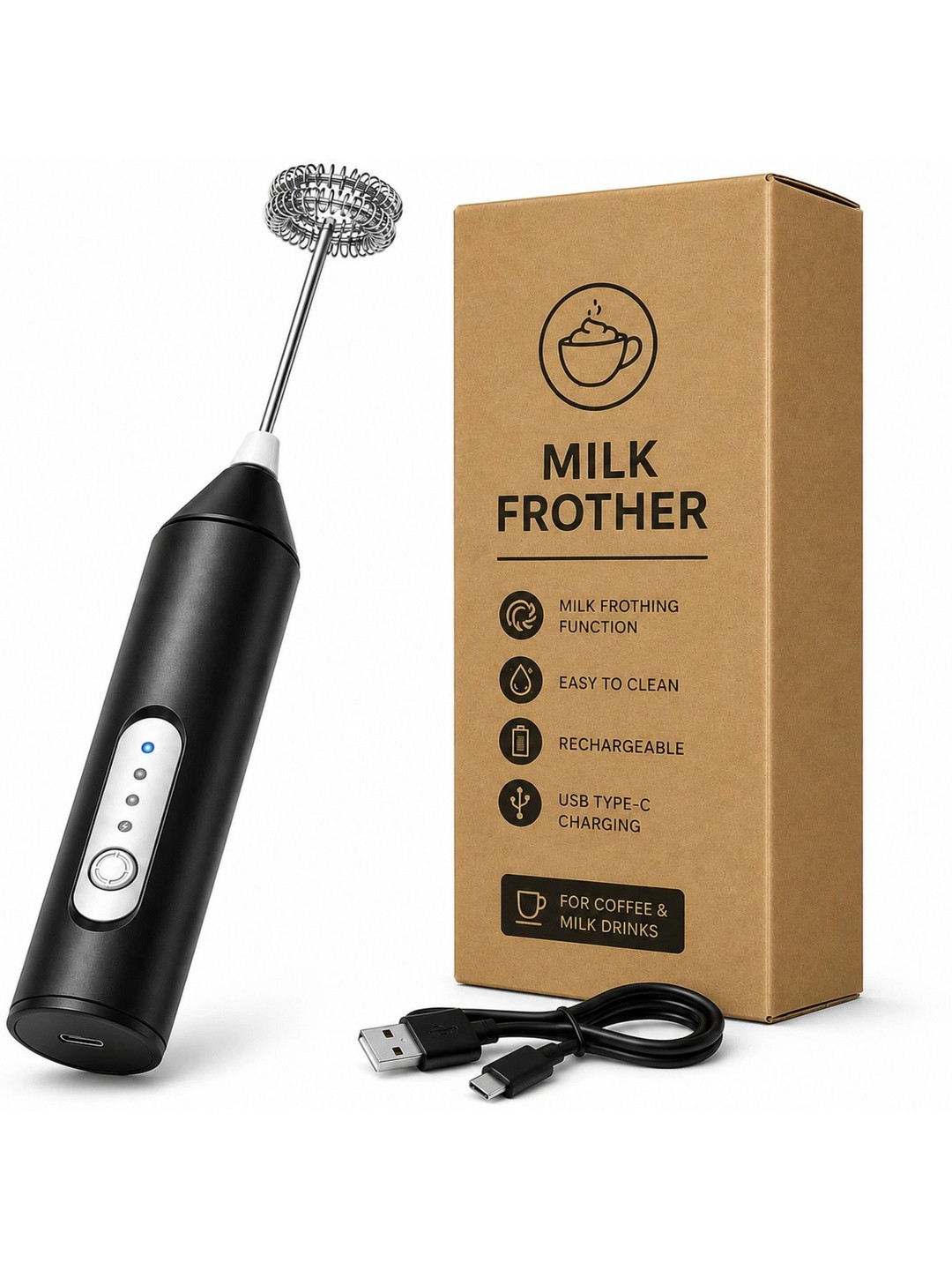 FINARO Black Electric Hand Blender