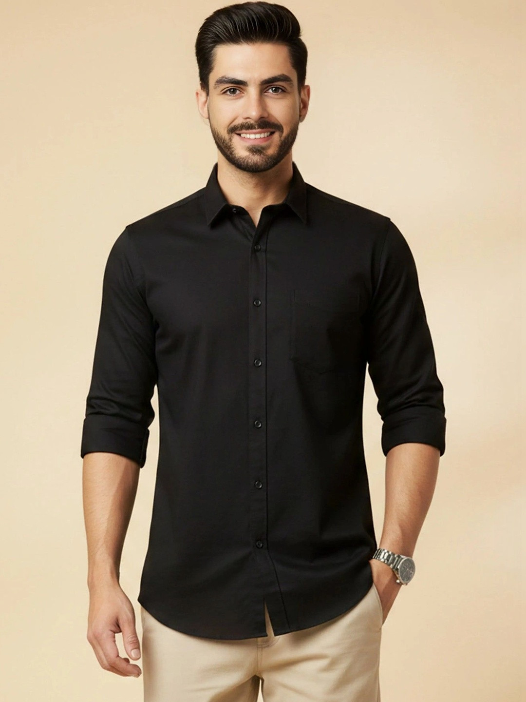 GENTSWAG Men Classic Semiformal Shirt