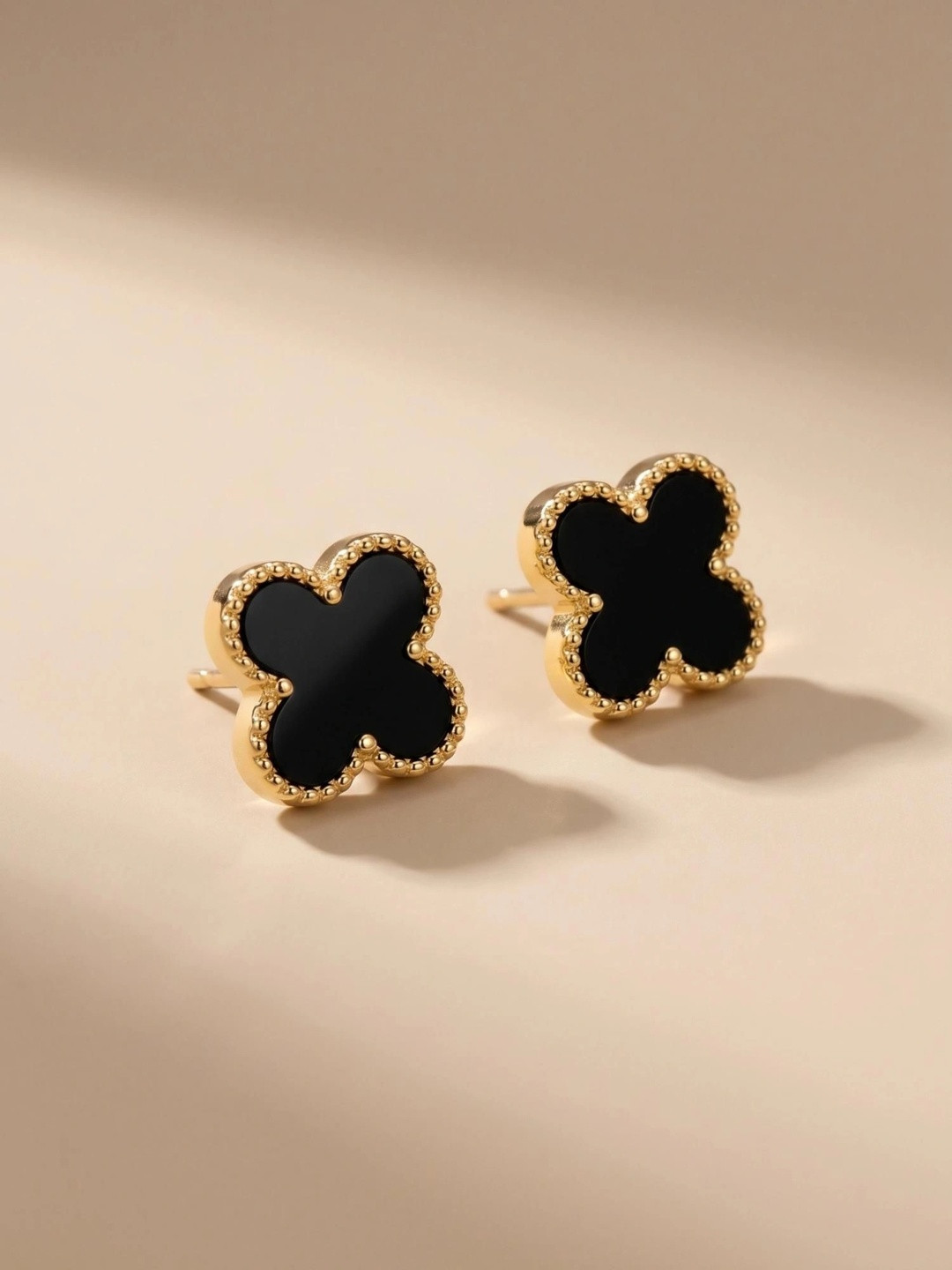 MYKI Gold-Plated Contemporary Studs Earrings