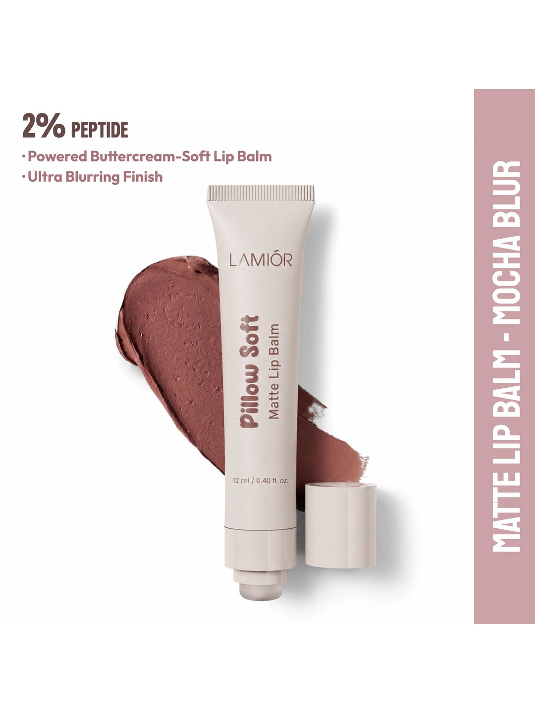 LAMIOR Pillow Soft Matte Lip Balm - 12 ml - Mocha Blur