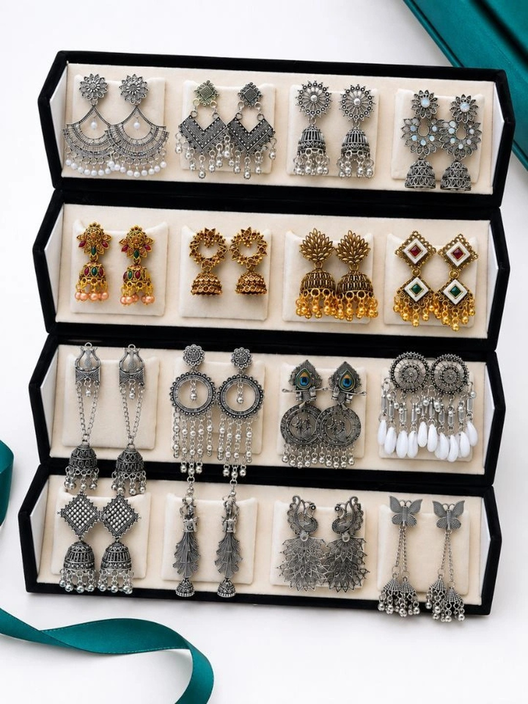 Esyko Circular Jhumkas Earrings