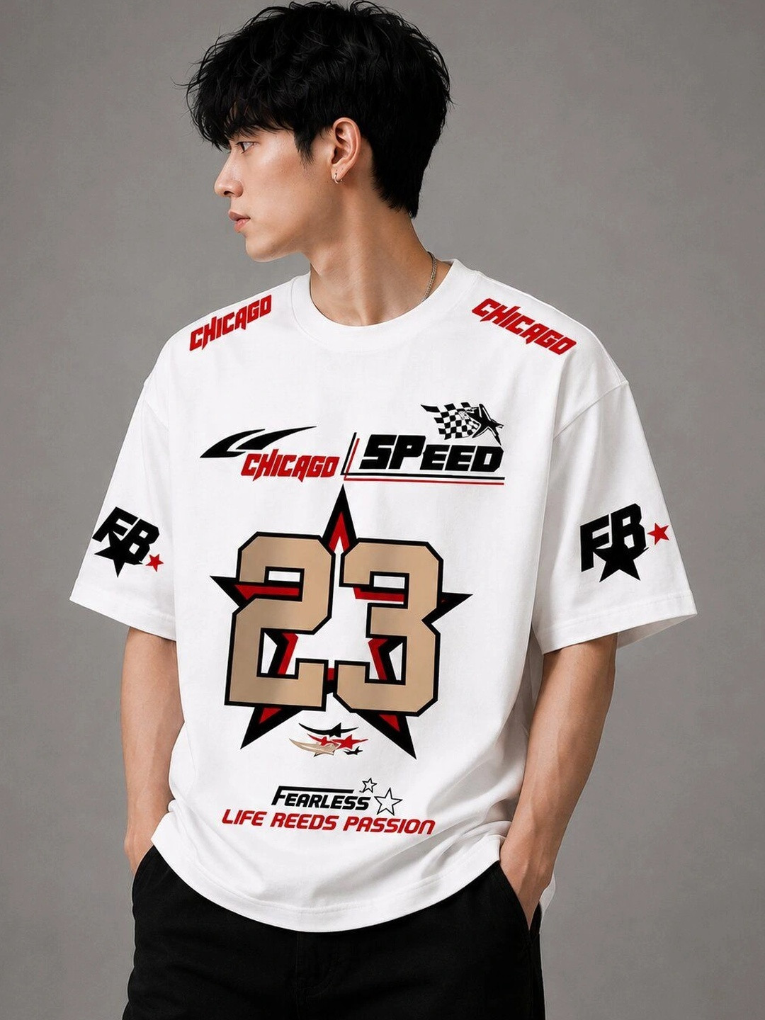 TeeVybe Men Printed T-shirt