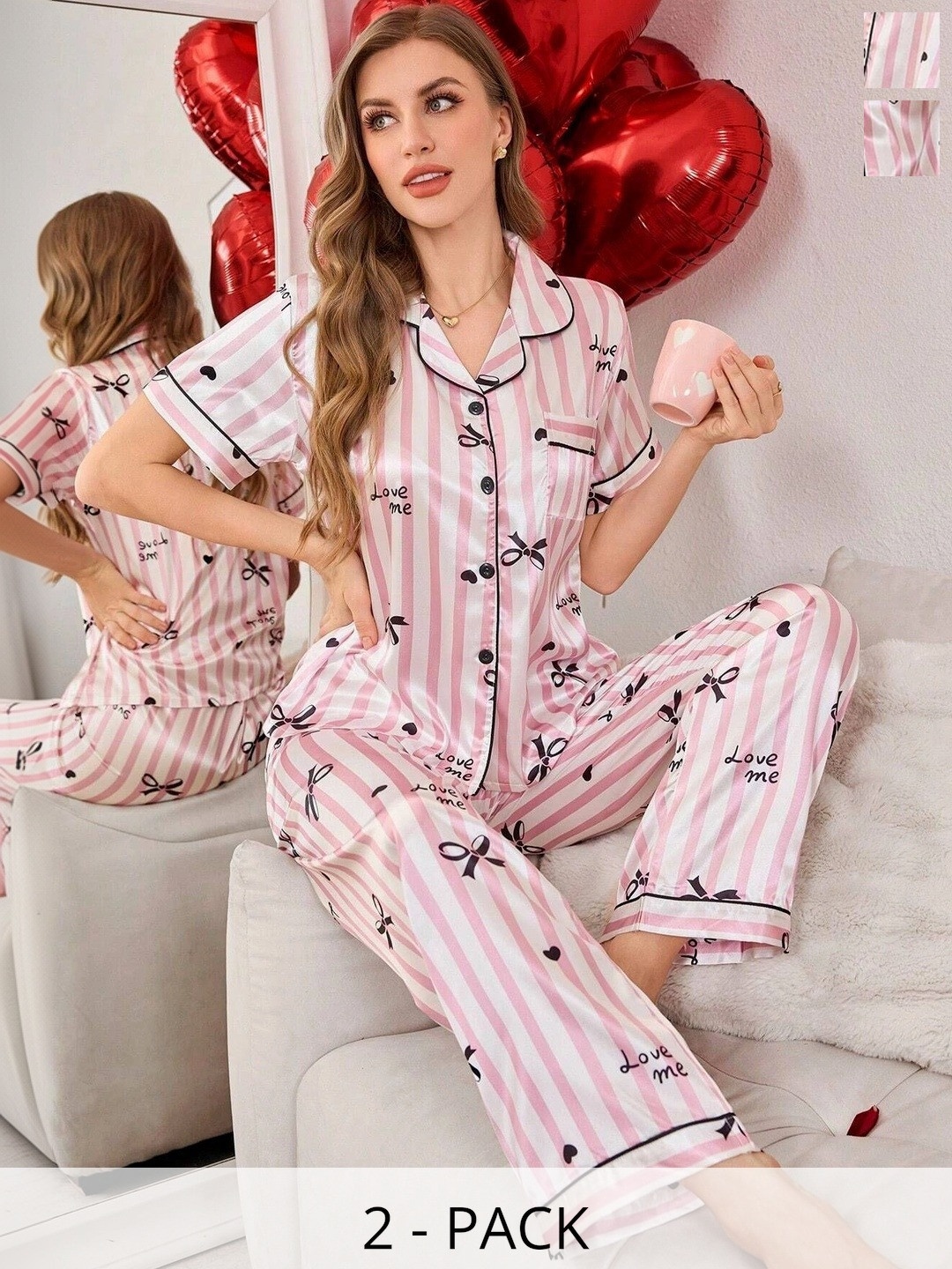 RANIBAA Printed Maxi Nightdress