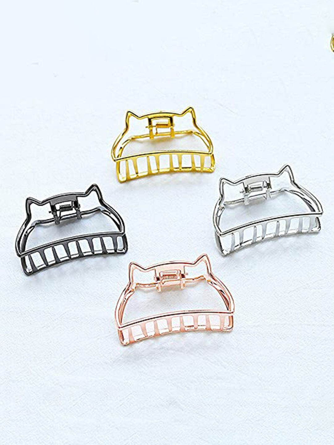 ANNA CREATIONS Women Set of 4 Claw Clip