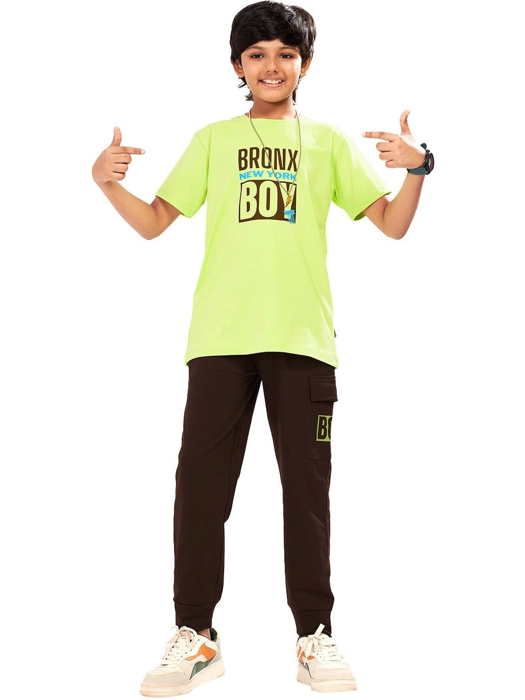 WEET Cotton Printed T-shirt with Joggers