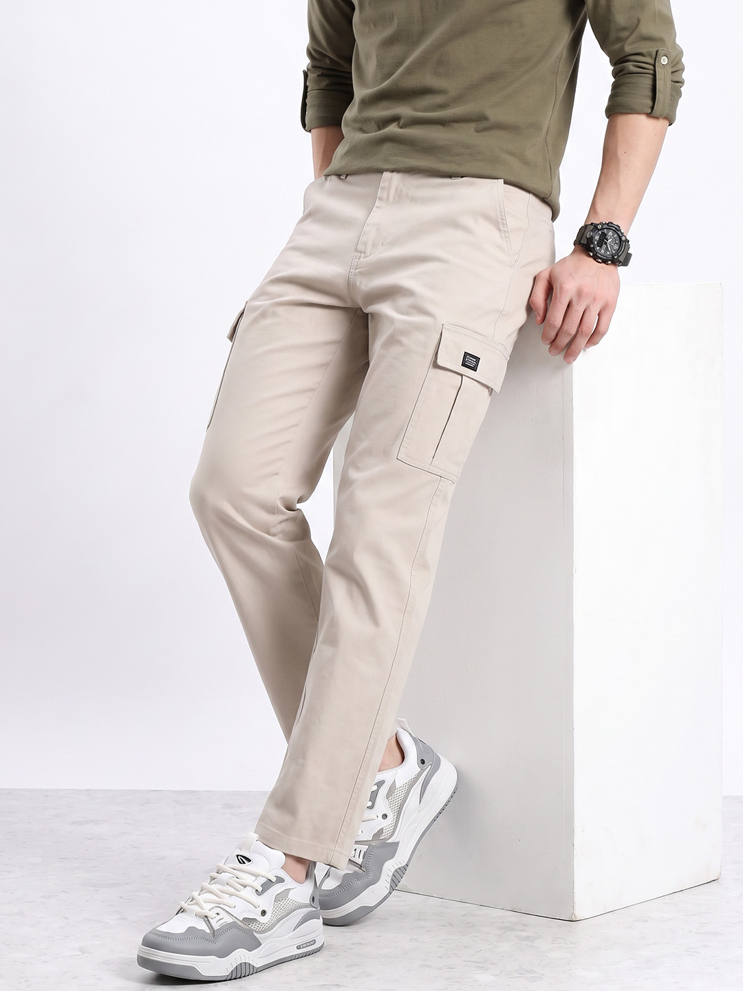 Aeropostale Men Woven Cargo Trousers