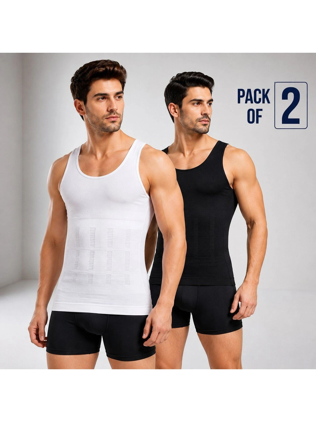 GVV Pack Of 2 Slimming Camisoles Shapewear