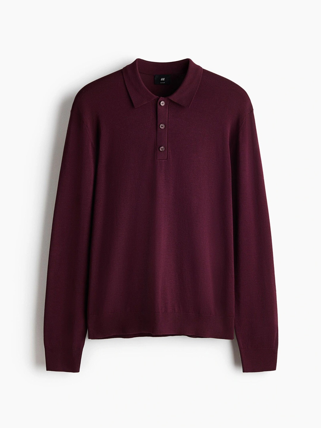 H&M Regular Fit Knitted Polo Shirt