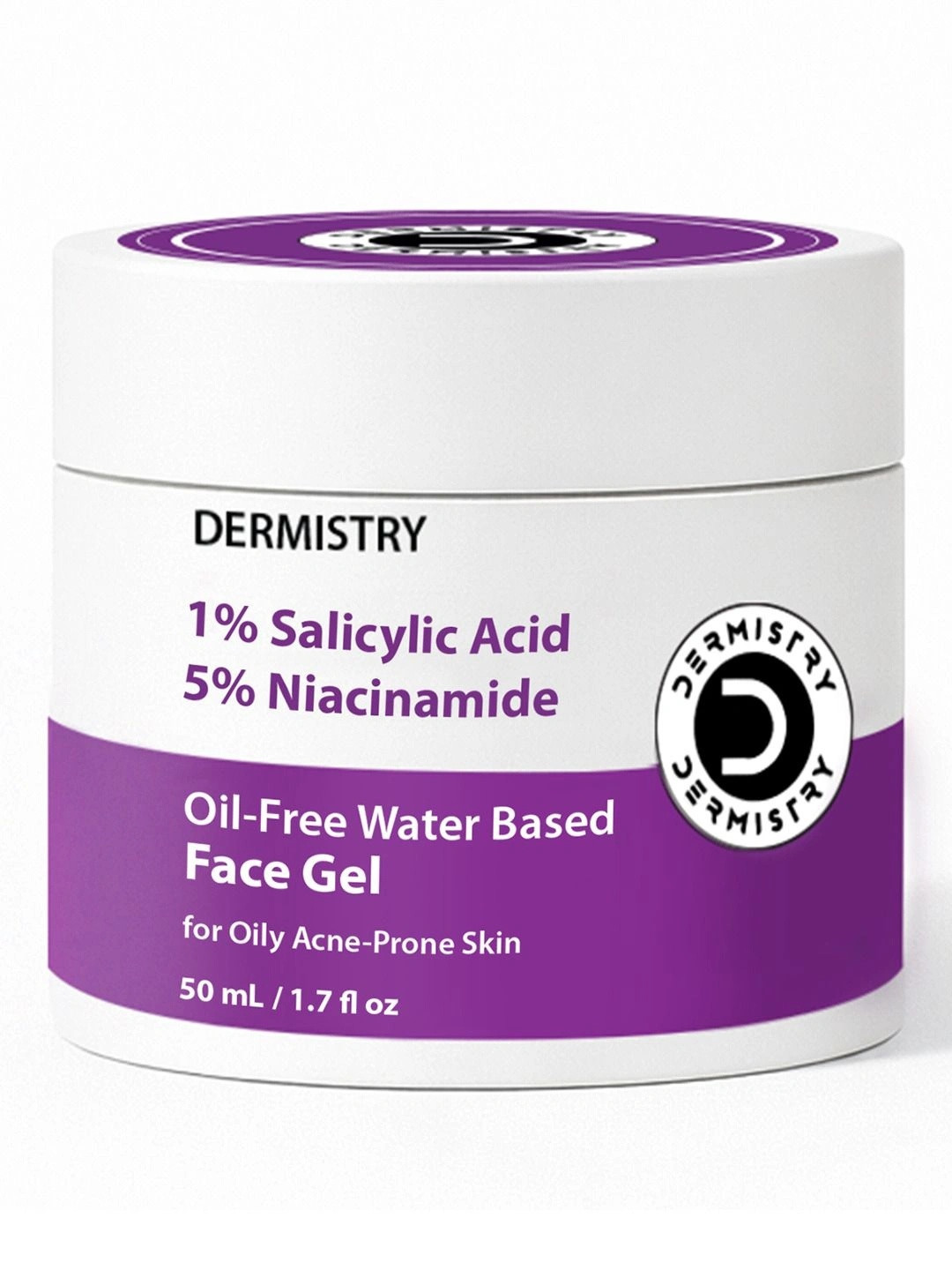 Vigini Acne Oil Free Water Based Face Moisturizer 1% Salicylic Acid 5% Niacimanide-50 ml