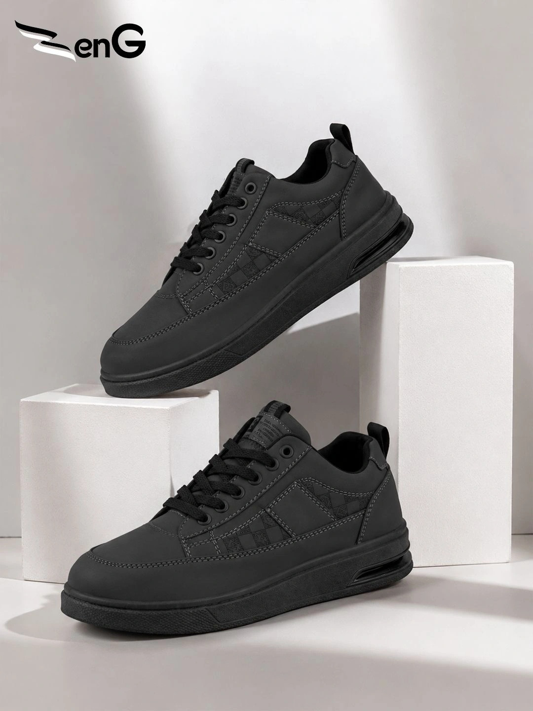 ZENG Men Textured Sneakers