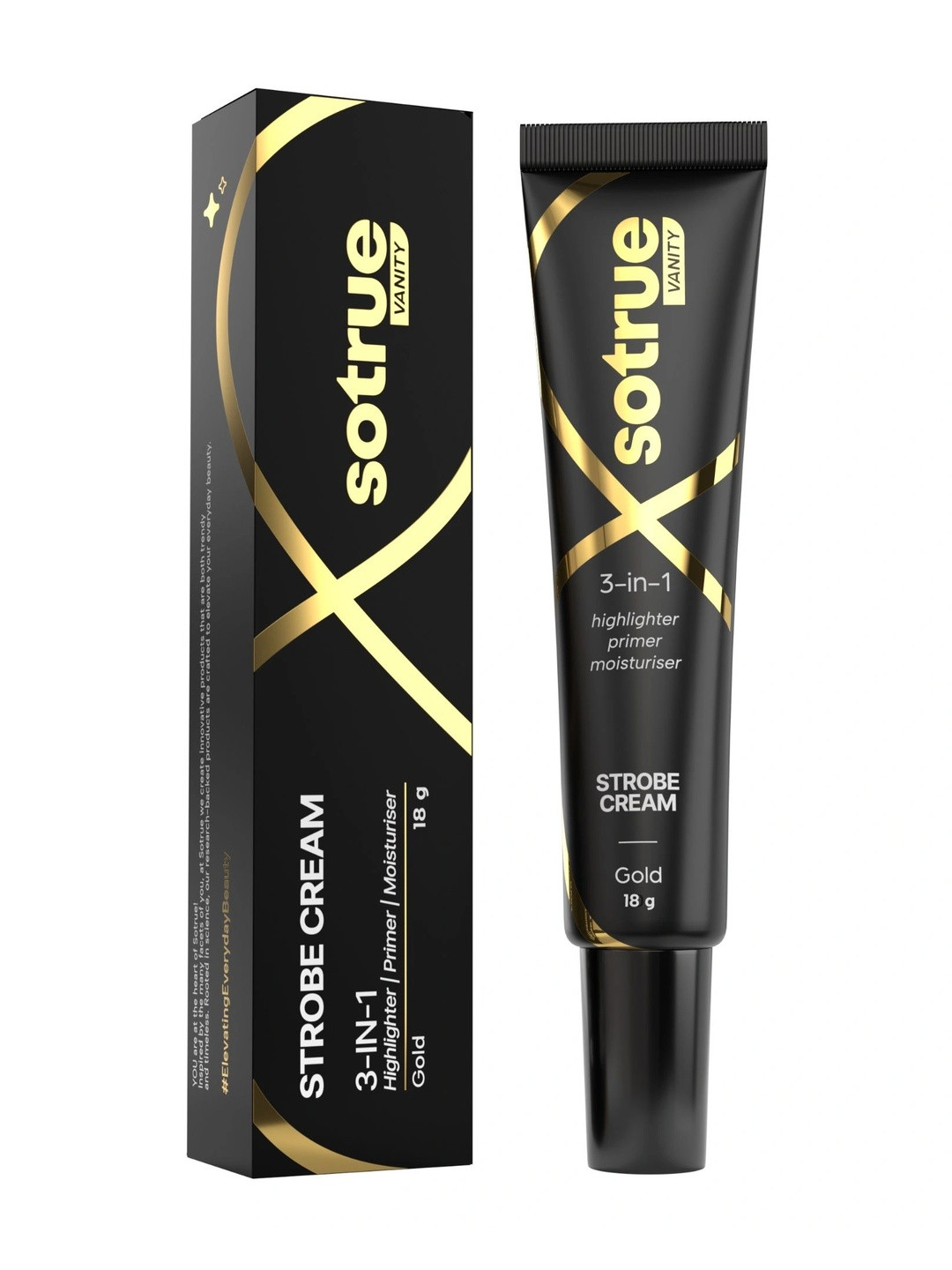SOTRUE 3 In 1 Strobe Cream - 18 g - Gold