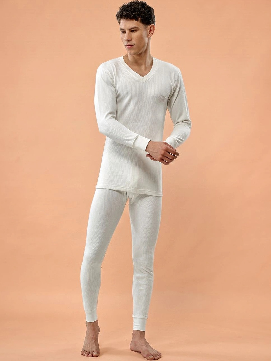 INFERNO Men V-Neck Thermal Top and Pant Set