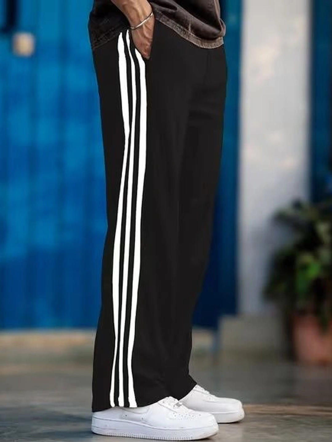 FLYWIND Men Straight Fit Training Track Pants