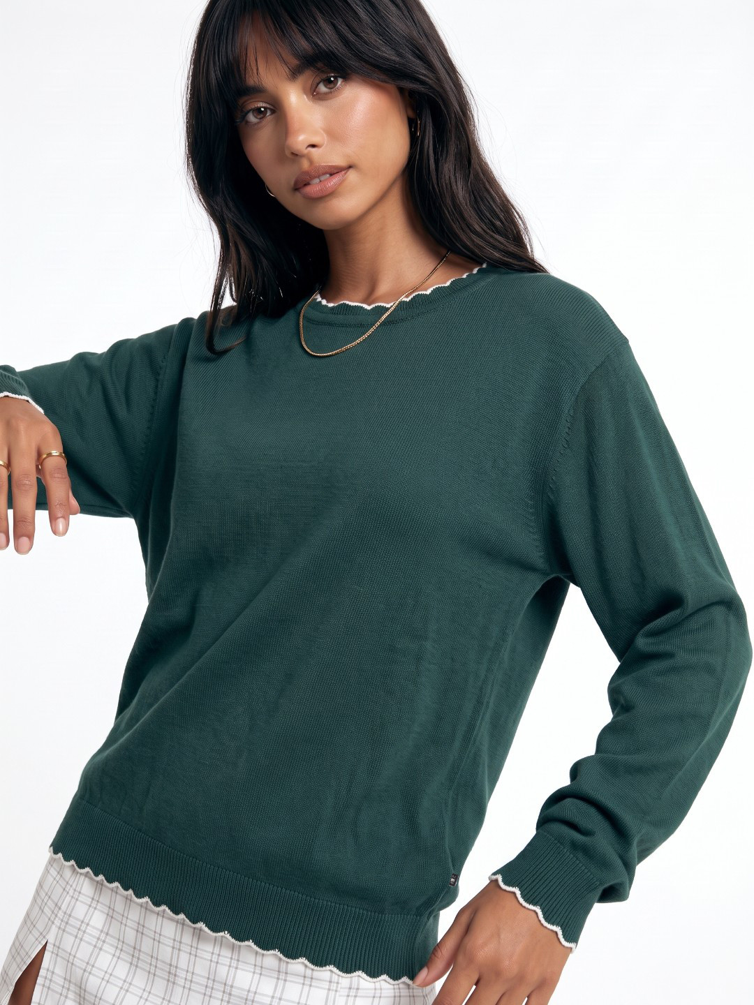 glitchez Oversized Fit Pullover Sweaters