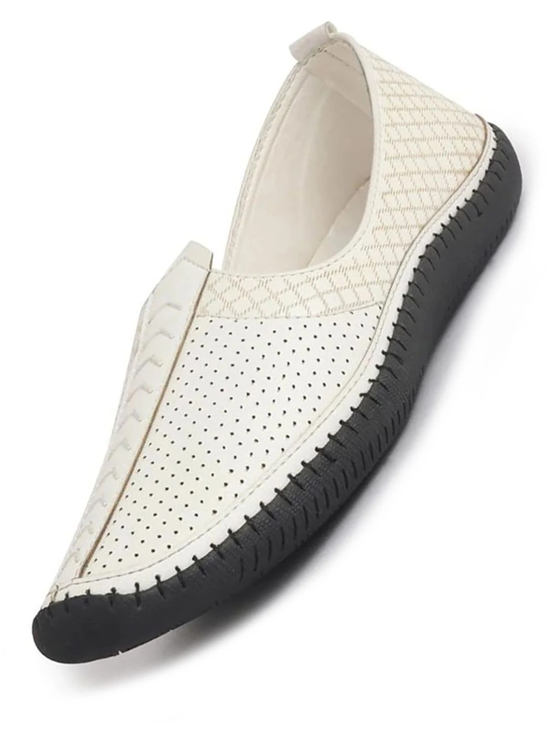 FAUSTO Men Perforations Ethnic Mojaris