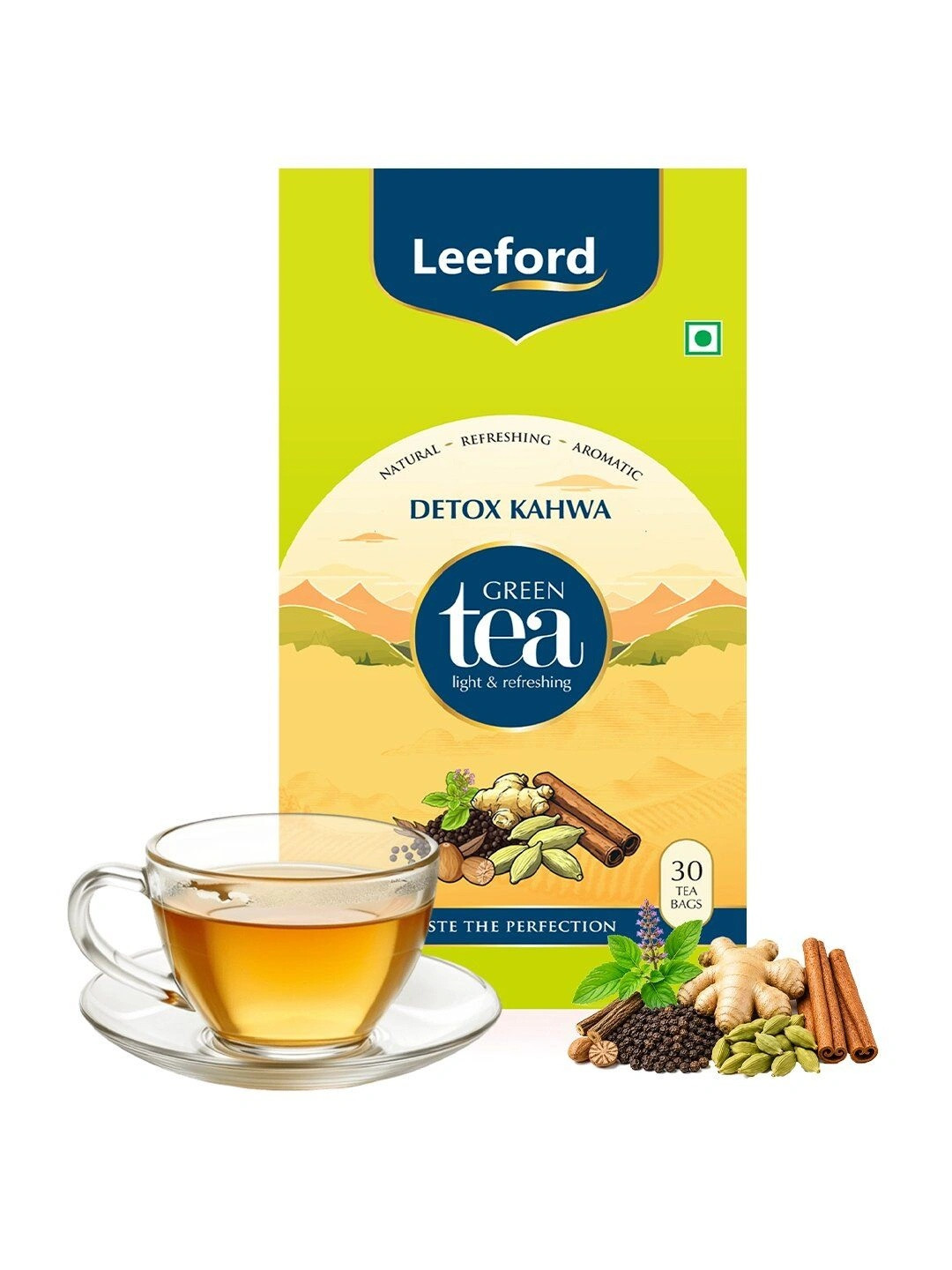 Leeford Detox Desi Kahwa Green Tea - 30 Bags