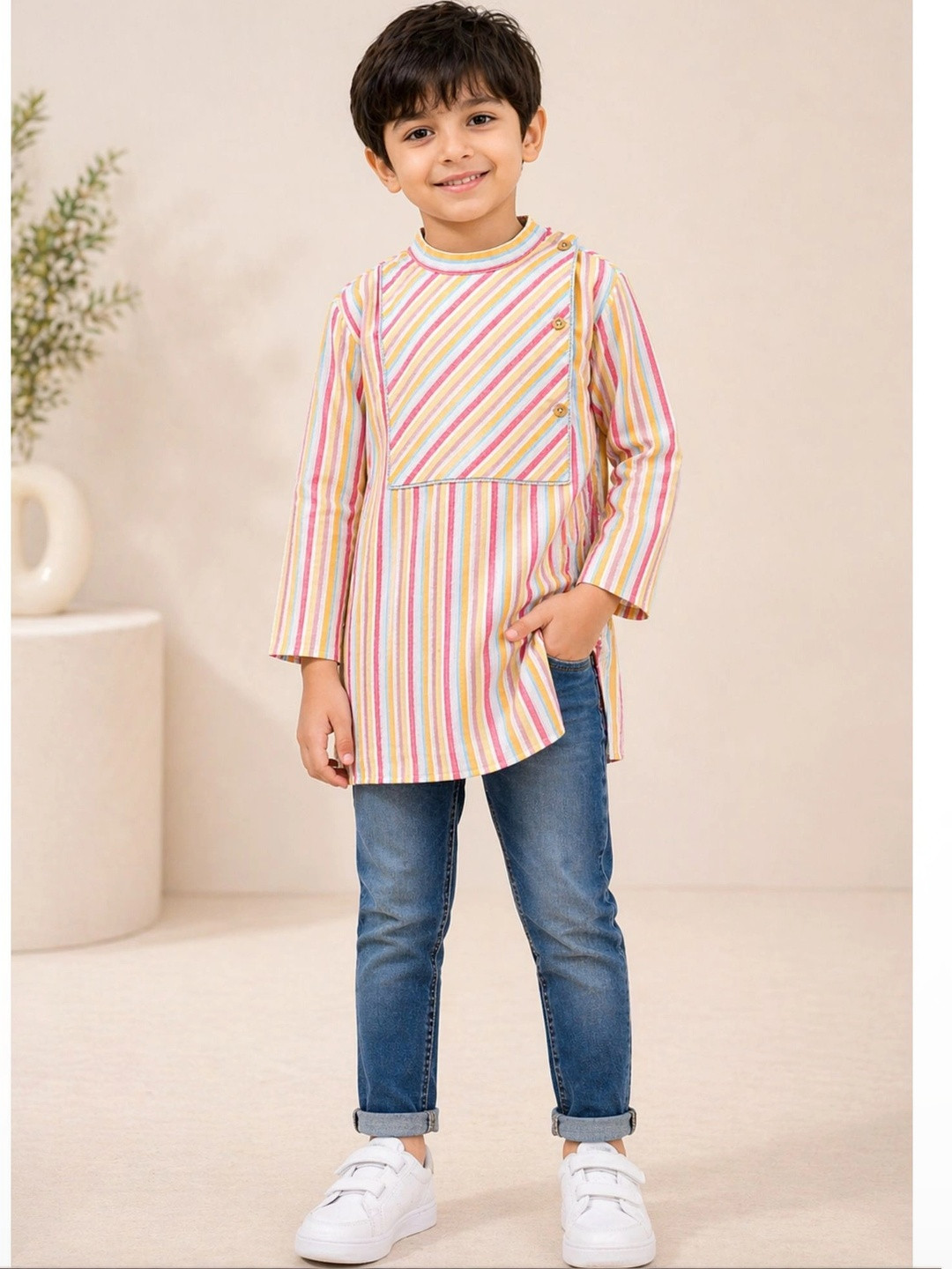 MASTARANG Boys Printed Kurta