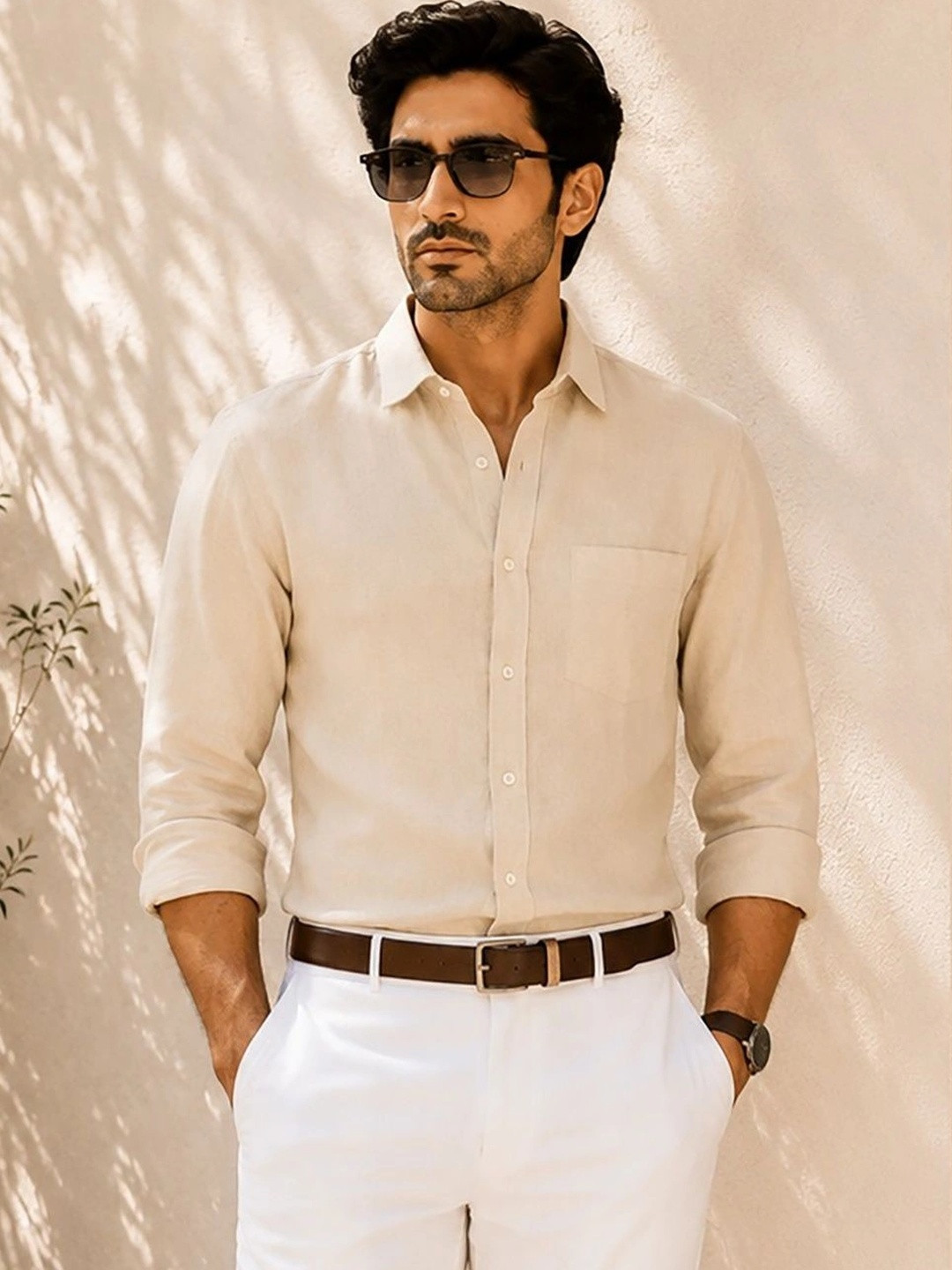 XENOR Men Slim Fit Casual Shirt