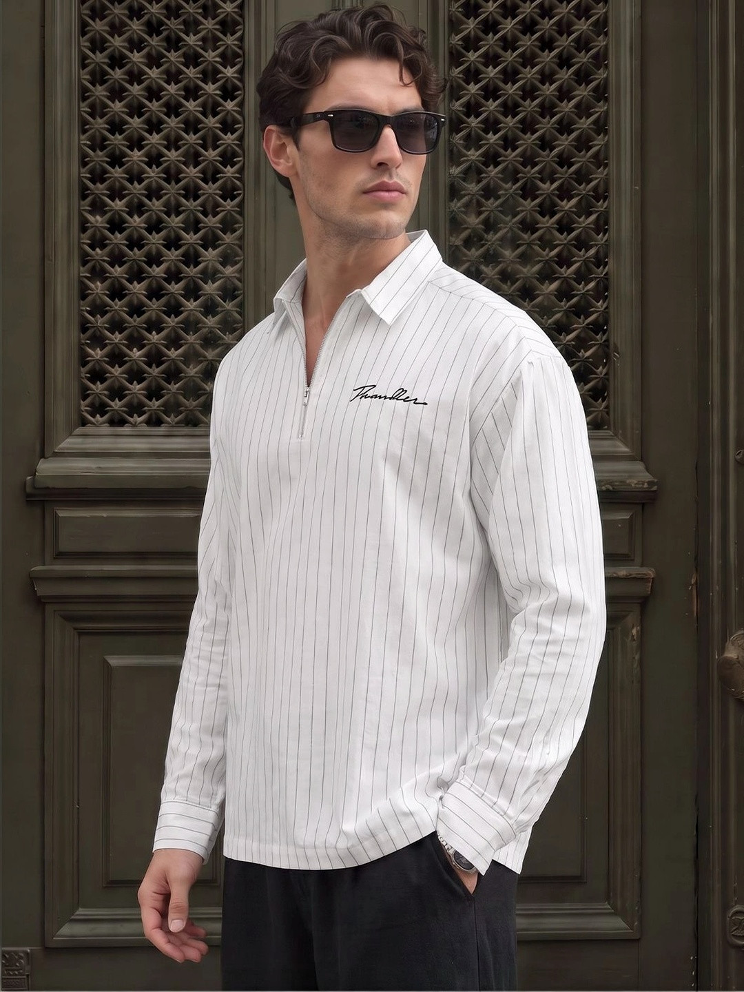 Powerlook Men Striped Casual Shirt - Image 1