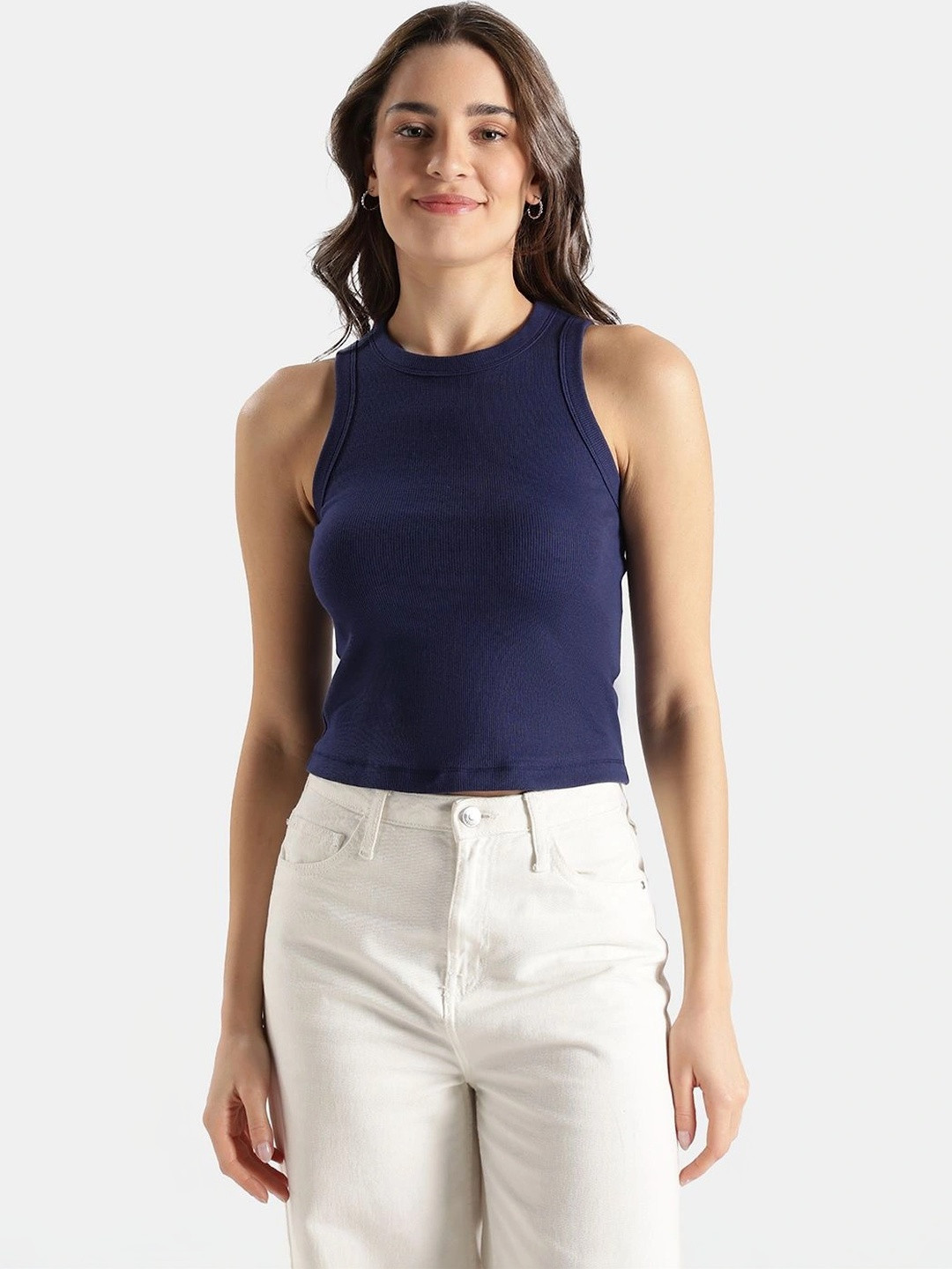 Jockey 100% Super Combed Cotton Stretch Slim Fit Racerback Styled Tank Top - A192