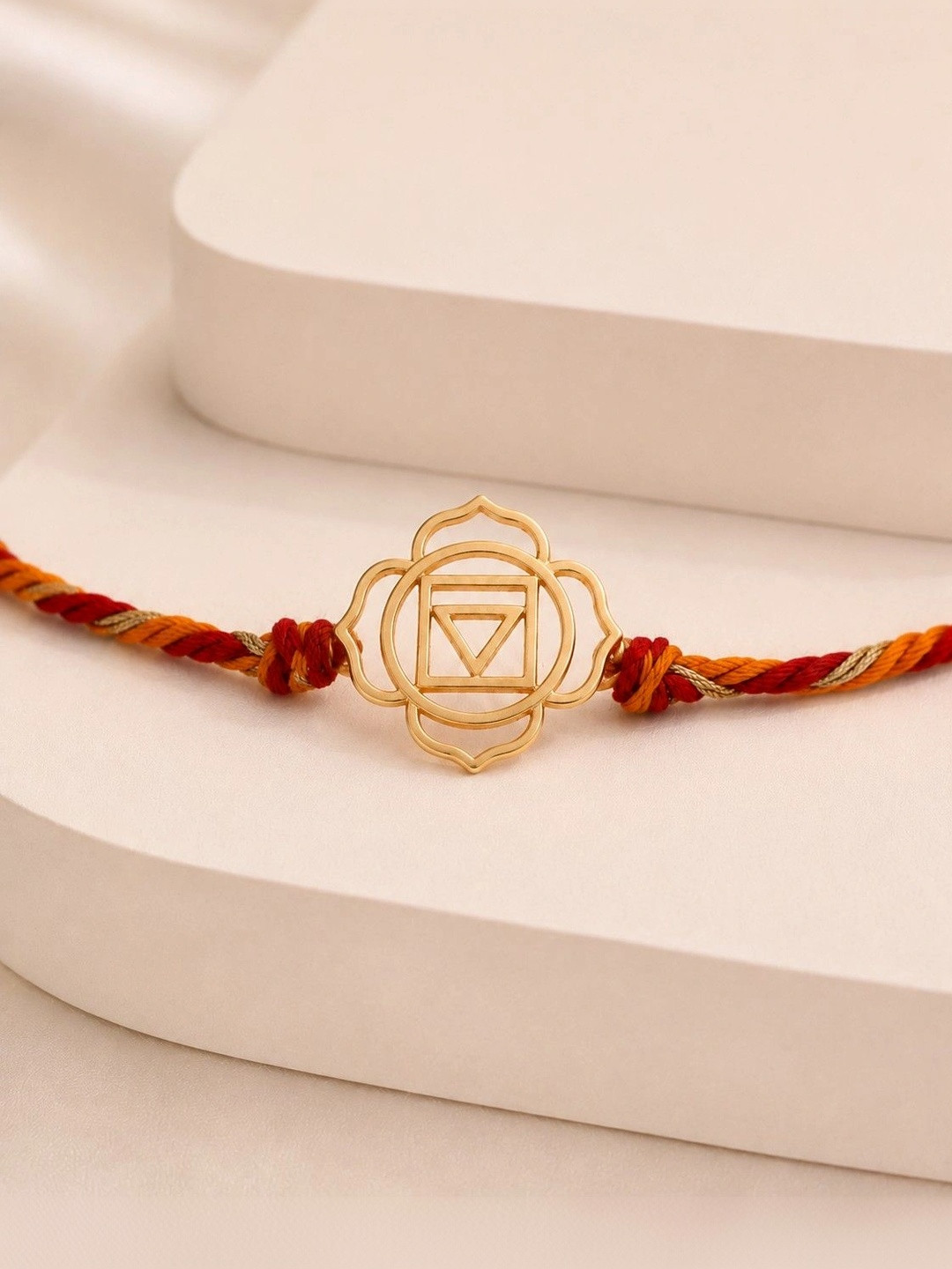 High Polish Abstract Floral Motif Rakhi | Voylla Rakhi