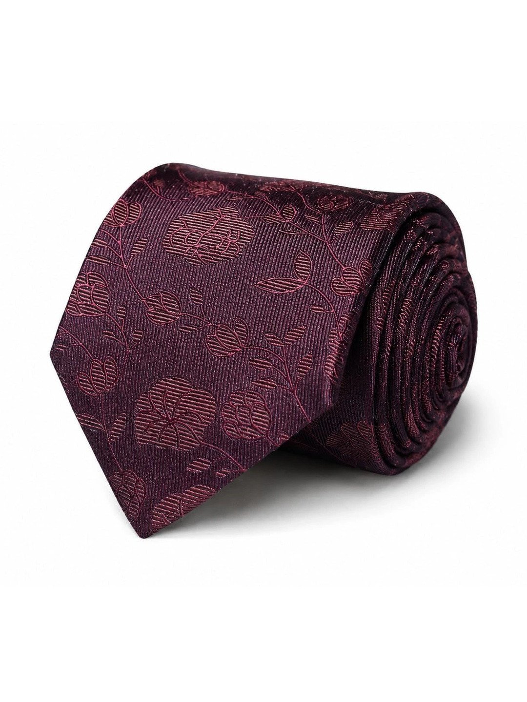 AACHINO Men Woven Design Broad Tie