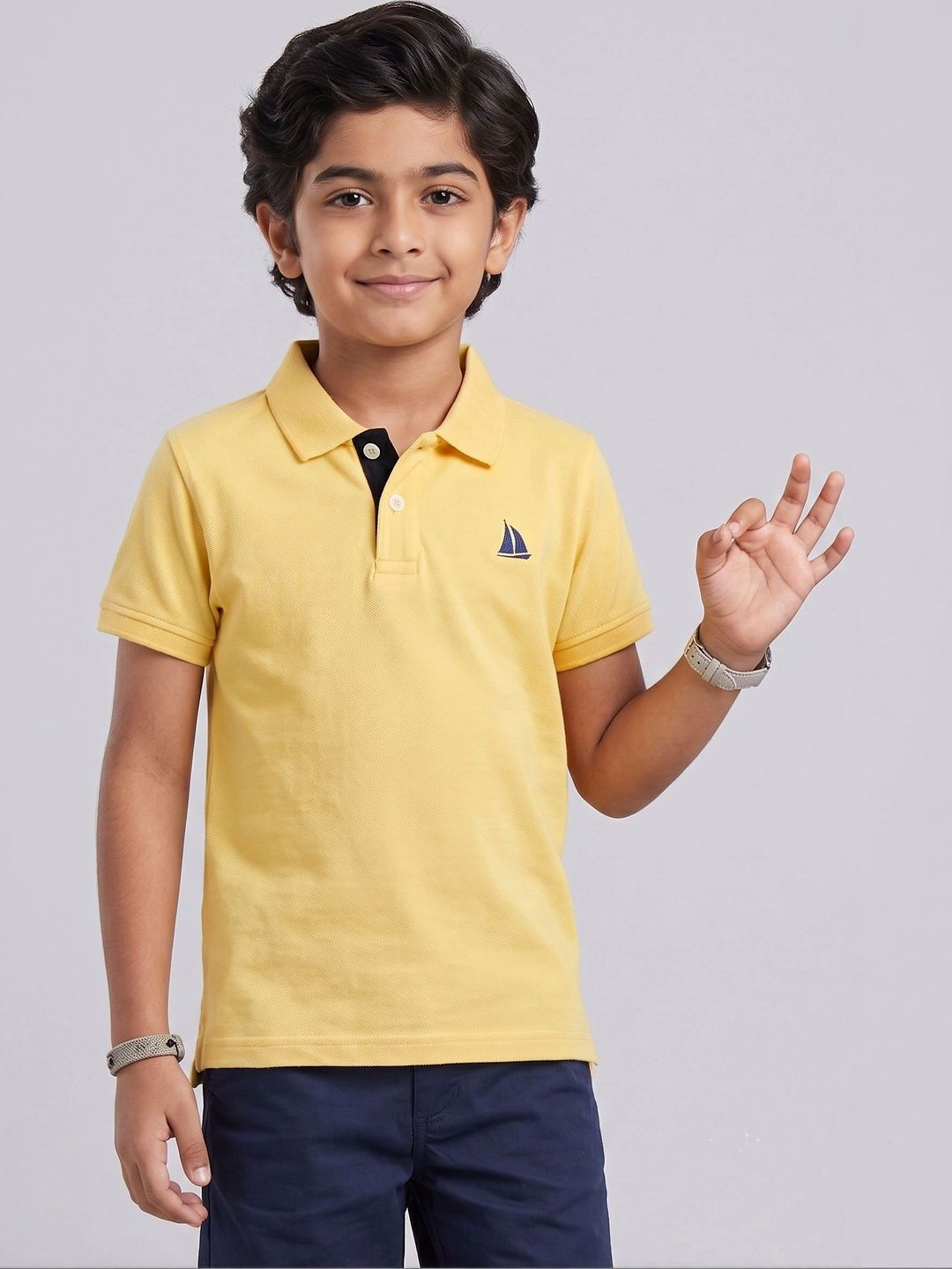 Dechado Boys Yellow Tshirts