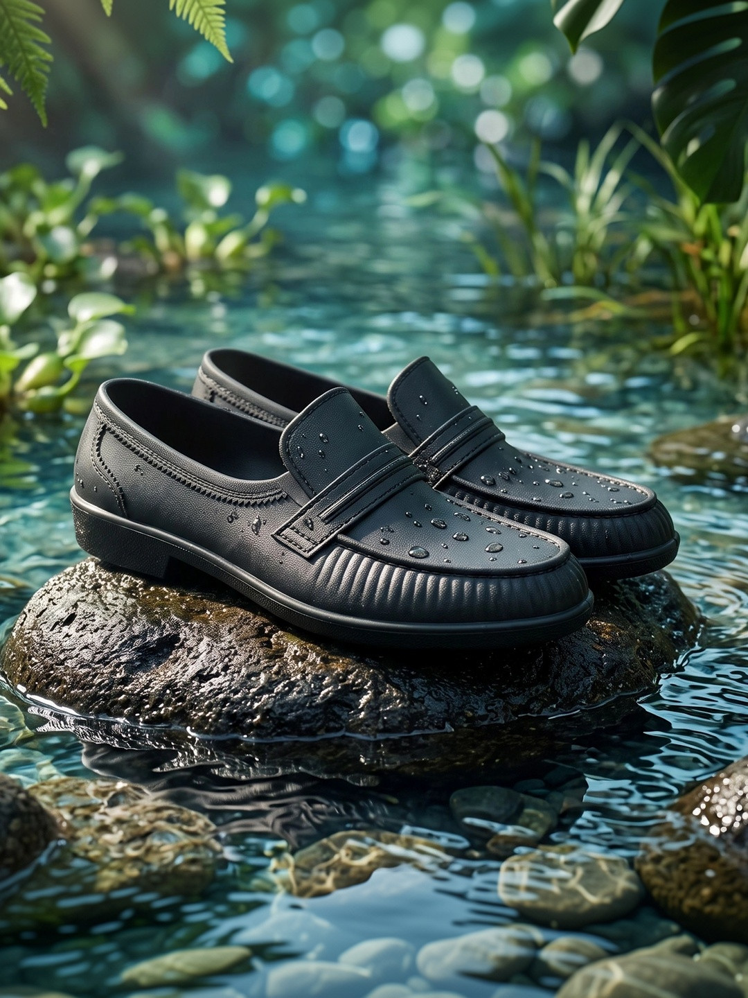 Ajanta Men Textured Formal Loafers