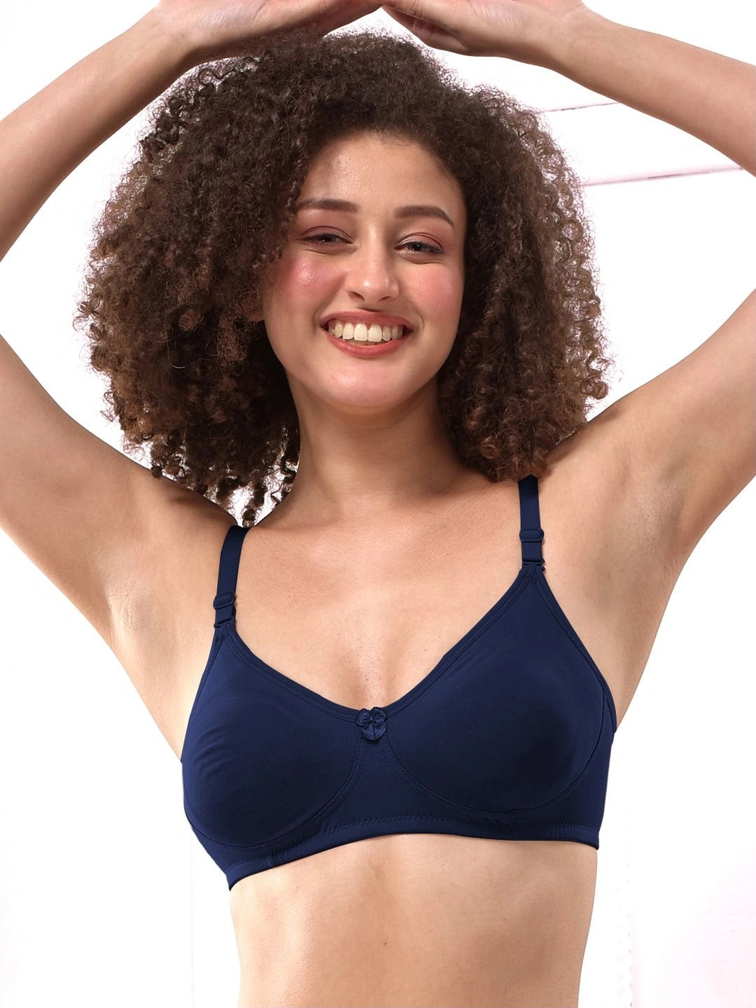 LYRA Combed Cotton Wirefree Secret Support Bra with Detachable Strap