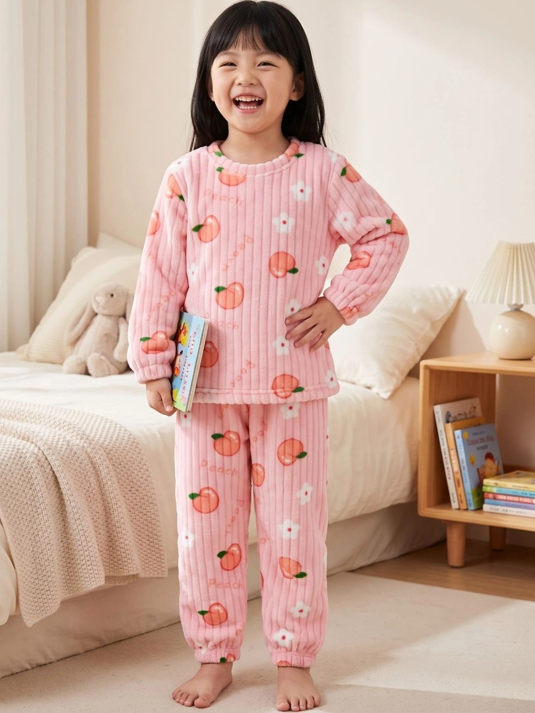 Lugo Boys Printed Full Sleeve Top & Pyjama Nightwear Set