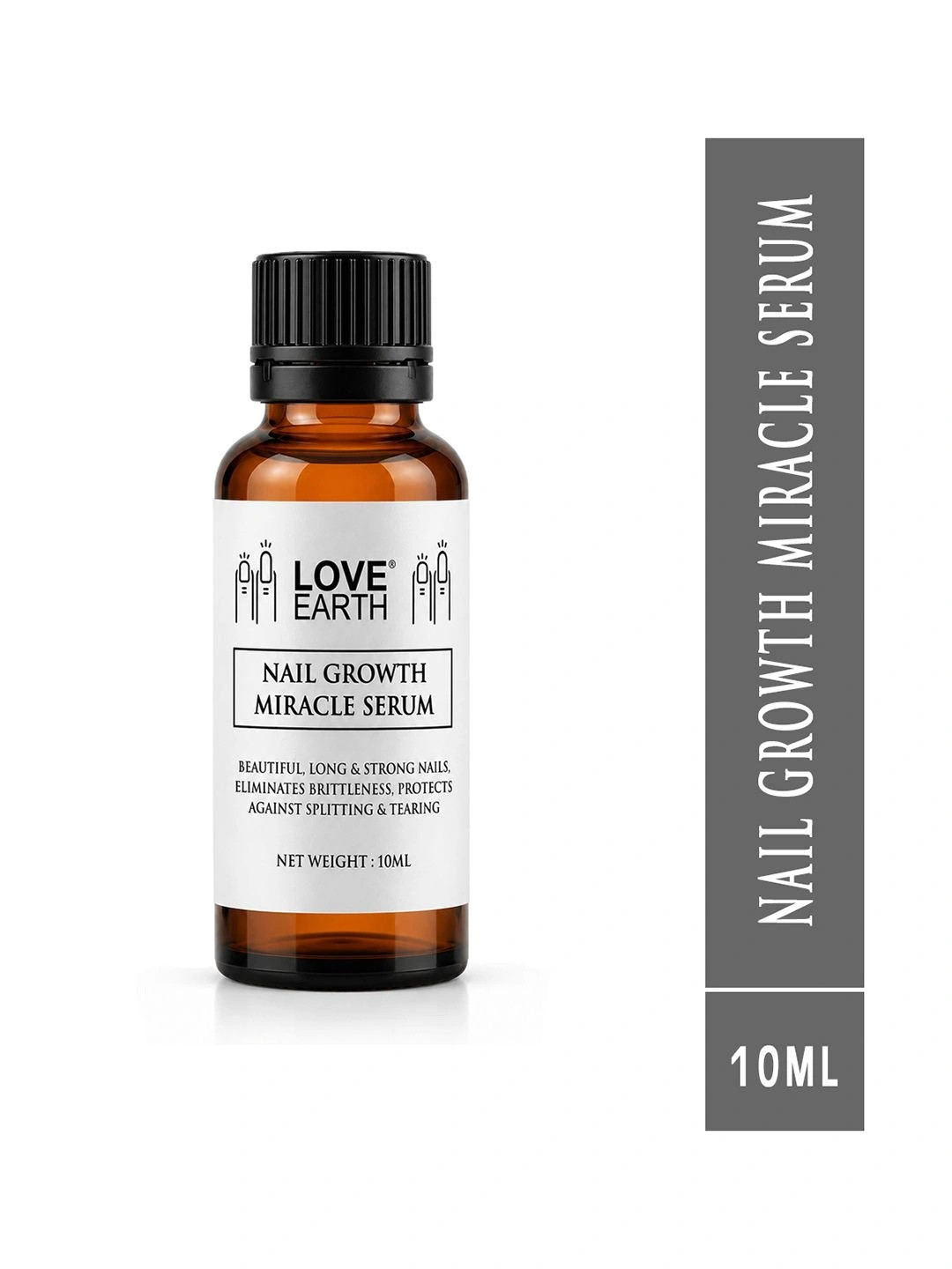 LOVE EARTH Nail Growth Miracle Serum with Vitamin C & Aloe Vera - 10 ml